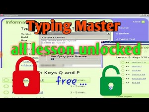 typing master all lessons unlocked || typing master all lessons unlocked 2022