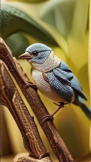 "AI-Generated Crafted Bird Animation | Pixel Tones AI"