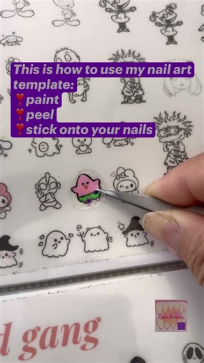 nail art sticker guide: how to #shorts #nailart #nailstickers