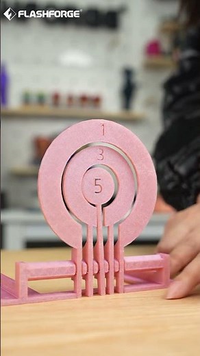 Cool mechanism blaster and nerf target 3D printed with Flashforge Adventurer 5M. #3dprinter #3dprint