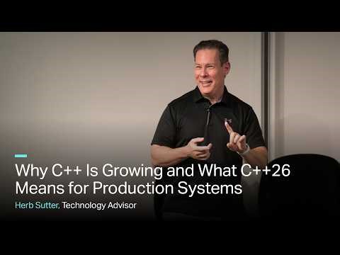 My 7-min “lightning talk” is online: Why C   is growing, and why C  26 will likely be adopted quickly