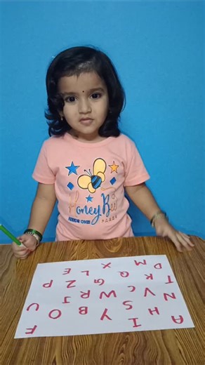 Susmitha R on Instagram: "✨Alphabet Point & Identify 💫In this simple early literacy activity, the child is given a sheet with randomly placed alphabet letters. Using a pencil or finger, the child points to letters as they are named aloud or tries to identify them independently. This playful approach helps toddlers become familiar with letter shapes and names in a fun, stress-free way. Benefits: ✅Builds early alphabet recognition ✅Improves focus and attention span ✅Enhances hand-eye coordination