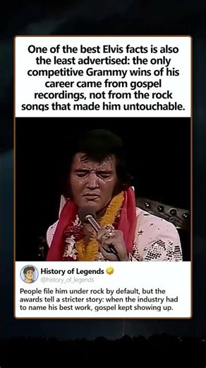 ELVIS KEPT GOING BACK TO GOSPEL