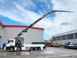 MAN TGS 35.510 8x4H-6 BL CH, HydroDrive, Lenk-/Lift, Kran Fassi F820RA.2.27 XHE+Jib L426, Funk