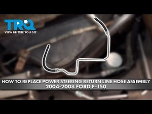 How to Replace Power Steering Return Line Hose Assembly 2004-2008 Ford F-150