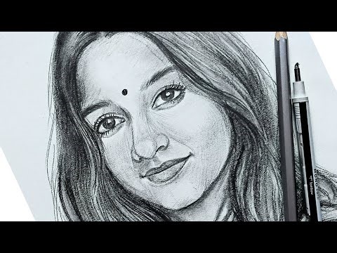 Easy Girl Face sketching: A simple Tutorial