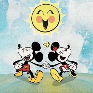 Forever walking through life together. ❤️ Who’s your ray of sunshine? ☀️ | Mickey Mouse