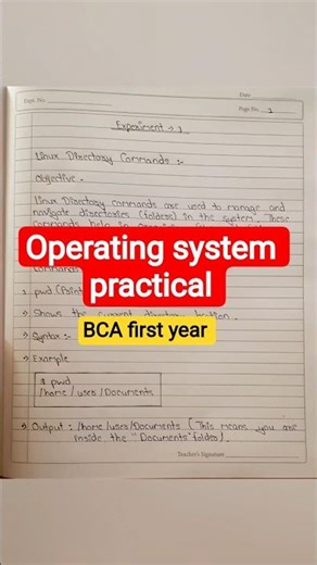 Operating system practical