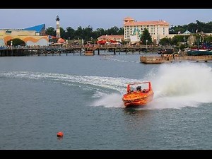 Drone Cam - Beach Rider - Myrtle Beach, SC Jet Boat Broadway at the Beach