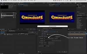 Comp Settings 2.35:1 Aspect Ratio