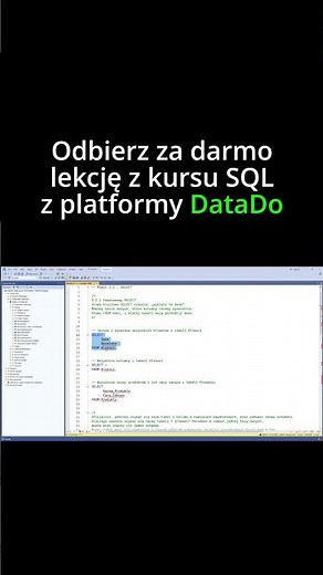 Darmowa lekcja SQL od DataDo!