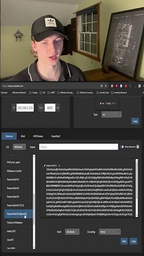 Windows Reverse Shell Using PowerShell #cybersecurity #infosec #cyberawareness #PenTesting #windows