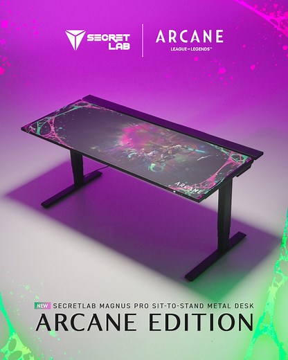 1.2M views · 3.3K reactions | In a moment, it could all… poow! Tame the mayhem across every timeline, and bring the story of Jinx and Ekko to life at your setup with the Secretlab MAGNUS Pro Arcane Edition. Shop now: secretlab.co/arcane #arcane #jinx #ekko #riotgames | Secretlab | Facebook