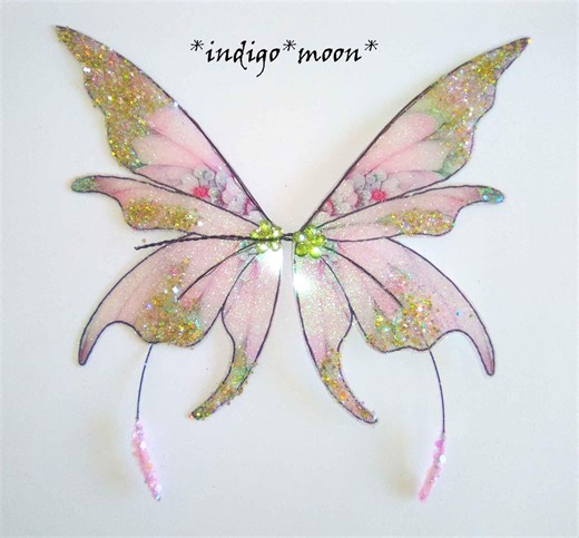 Handmade Sparkly Fairy Wings for Dolls, Fantasy Art Doll Embellishments - Etsy