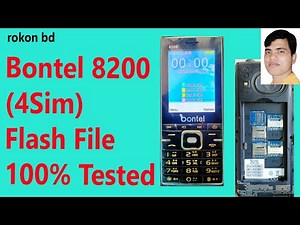 Bontel 8200 Flash File MT6261 (4Sim Phone) 100% Tested by cm2