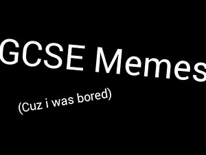 GCSE Slander (GCSE Memes) to end secondary school