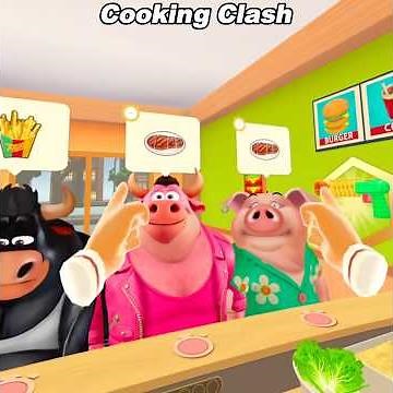 My Customers Are the Food Chain in Cooking Clash #fyp #cookingclash #funny #vr #quest2 #quest3