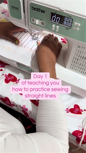 Practicing on sewing sheets trains your hands to guide fabric smoothly without overthinking. Just like handwriting, sewing gets better with practice. Sewing sheets help build the muscle memory every beginner needs. ✂️ #LearnToSew #sewingclasses #practicesewingsheets #BeginnerSewingKit #sewingtips