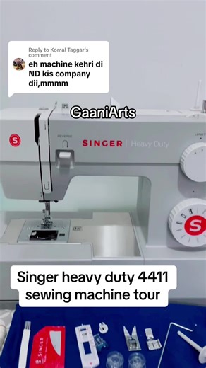 Replying to @Komal Taggar singer heavy duty 4411 tour , this video is very helpful for beginners 🙏🏻🙏🏻🙏🏻 follow for more tips tricks #stiching #altration #sewingtiktok #viral #mehndidesign #canada_life🇨🇦 #sewingtiktok #surreybc #sewingtipsandtricks #treading