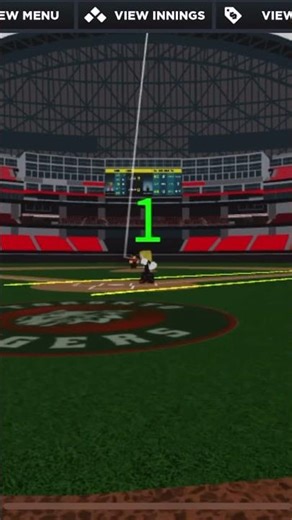 HCBB 9v9 mobile homerun #roblox #mobile #hcbb #homerun #baseball