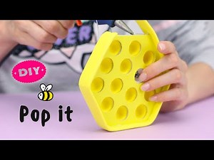 DIY Pop It Fidgets! How to make a pop It / Viral TikTok fidget toys / 팝잇 만들기