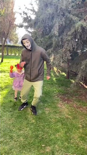 Masked Prank Gone Wrong 😂