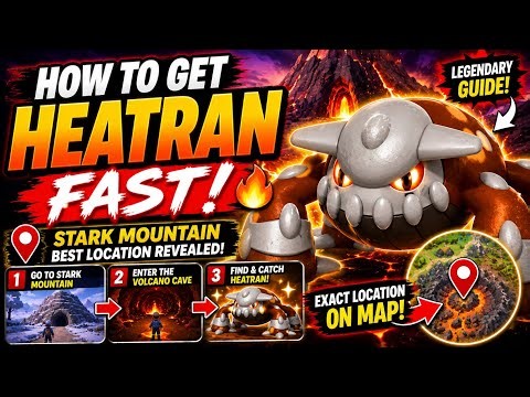 Unlock Heatran QUICK in Stark Mountain! 👀 Legendary Guide