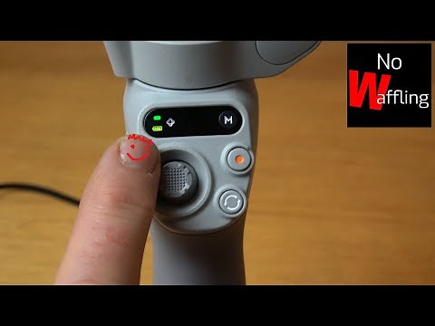 DJI OSMO SE - How to charge and what battery indicator colours mean