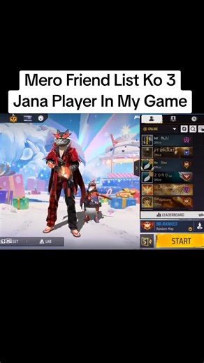 Mero Friend List Ko 3 Jana Aaunu Hunxa TGR MOTEY dada ZORO bhai TGR SUVO @Sani🫶🏻Ram😘 @UB MO TEY 🦅 @B I D H A N💕🤞 @Bella Gaming @HANCY @GA🎮️ER बाजे @KANXA YT🇦🇱 @Gorkheywantsyou.. @NRZ @4 HANG FF @4FLAG GAMER @BAHUN BUDO @gprsir @UB SIZUDON 💫🦅 @NEFO GAMING @Nefoli @143 ff @DINEX G ⛎ @LAKA GAMER YT @TONDE GAMER @Zeroth Who? @zerox.ssy @NEPALI🇳🇵ajjubhai94 (SAGUN) @Nepali Badge 99 #creatorsearchinsights