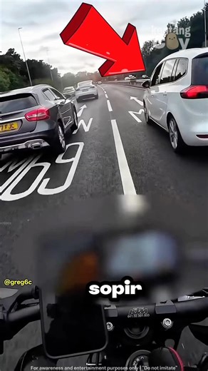 Sopir Mobil Taksi Ini Meludahi Pengendara Motor!