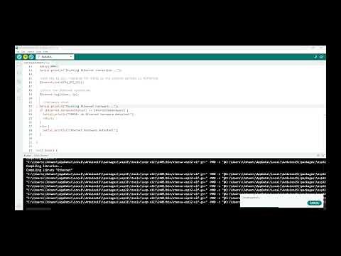 Adding LAN to your ESP32 with the W5500 Ethernet LAN Board