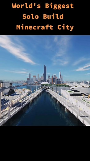 Building a Massive Minecraft City with Over 300 Skyscrapers