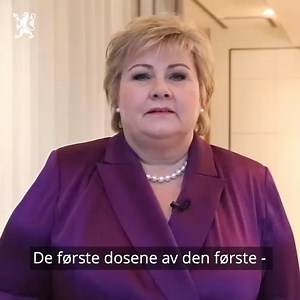 Endelig! Dette er begynnelsen på slutten❤️ De første vaksinene mot covid-19 er her, og i dag blir den første vaksinedosen satt i Norge. | Regjeringen (Norge)