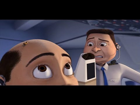 Bee Movie - Barry tries to talk to the pilots