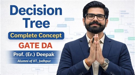 Decision Tree | Supervised Machine Learning | GATE DA | Lect 10 | Er. Deepak kumar