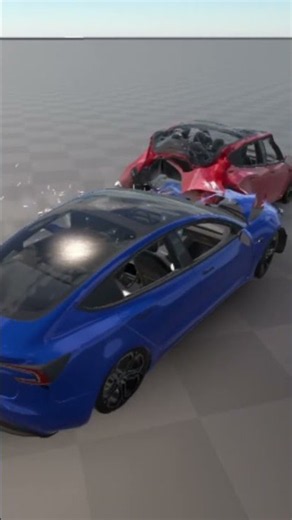 Flexbody Kinet Type-3 (Tesla Model 3) Rear End Crash Test