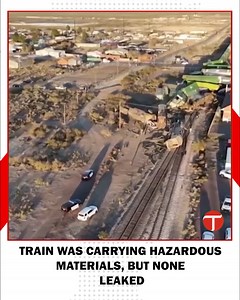 A deadly train crash in Pecos, Texas, leaves two dead and three injured. A Union Pacific freight train collided with a tractor-trailer, causing a derailment. Although hazardous materials were on board, there was no spill. Cleanup is underway as investigations continue. #etribune #Texas #trainaccident #Pecos #UnionPacific #railroadsafety | Express Tribune