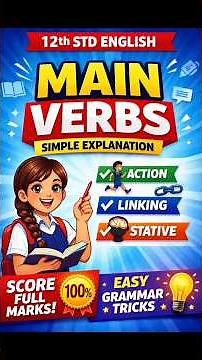 12th Std English – Question Tag( Main verbs)