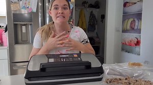 95kPa Food Vacuum Sealer Machine, Powerful 230W Vacuum Pack System with Double Heat Seal for Moist & Dry Food, 12-in-1 Automatic Sealer Includes Built-in Cutter, Hose for Jars & Wine, 1 Roll + 10 Bags