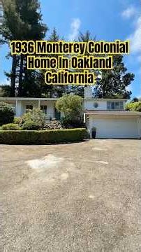 1936 Built Monterey Colonial Home In Oakland California #oakland #hometour #bayarearealestate