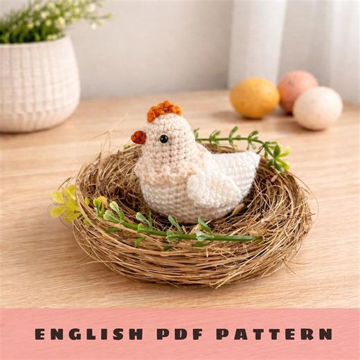Crochet Chick Pattern | Amigurumi Easter PDF | Beginner Friendly PDF - Etsy