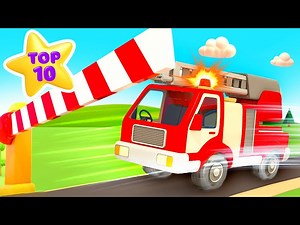 2024 Top cartoons for kids about street vehicles for kids & cars for kids. Helper Cars save the day! - Videos For Kids