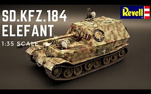 【Scale Modelling 76】1比35比例Revell利华象式坦克歼击车模型制作过程