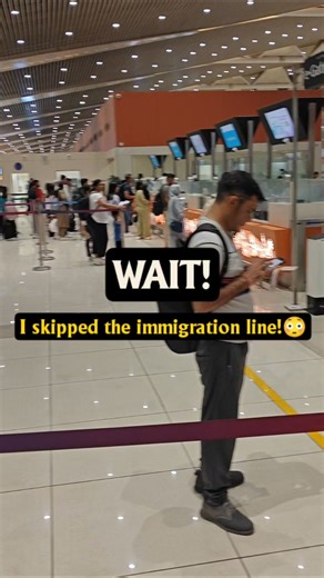 Skip Immigration lines in India 🇮🇳✈️ #Immigration #FastTrack #TravelIndia #AirportTips #TravelHacks