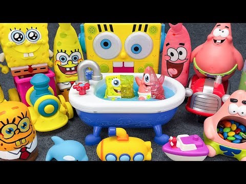 Spongebob Water Park Pool & Slide ASMR Toy Playset 🌈 Satisfying Unboxing With Boom ASMR Review Toys