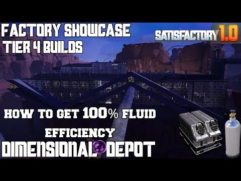 My most important build yet // Empty Canister & Fluid Tank // Satisfactory 1.0 Showcase Series