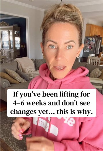 Most women quit strength training around week 6. Not because it isn’t working… But because they don’t understand what’s happening. The first 4–6 weeks are mostly neurological. Your brain is learning how to recruit muscle. Weeks 6–12 are when muscle actually starts to show. Which means if you stick with it… you’re about to see the payoff most people quit before. And in midlife, muscle is the key to: • boosting metabolism • tightening your body • improving hormones • protecting your long-term heal
