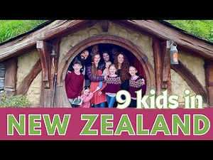 9 kids in New Zealand: our BIG family visits HOBBITON for the first time!