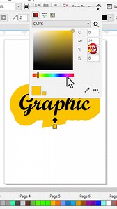 Graphic text effect Corel Draw #graphicdesign #text #Effect | 2-Minute Crafts