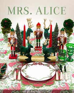 The Christmas Collection with Mrs. Alice. Table Perfection Awaits 🎄 | Mrs. Alice